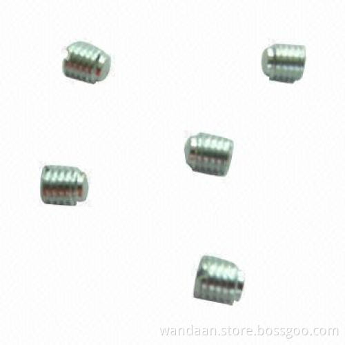 Set of screw, made of stainless steel, brass, copper, steel, aluminum and nylon